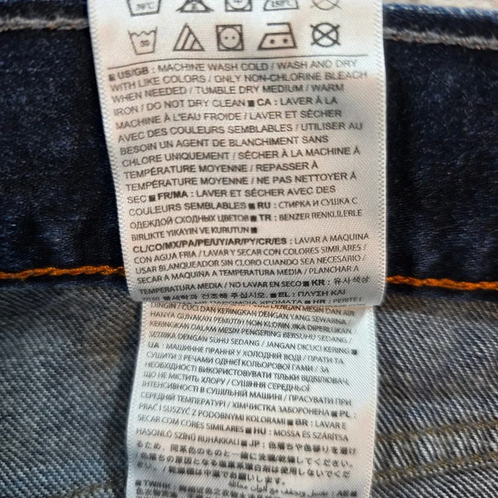 Banana Republic Vintage Straight Jeans Medium Indigo 33x30 Mens Denim